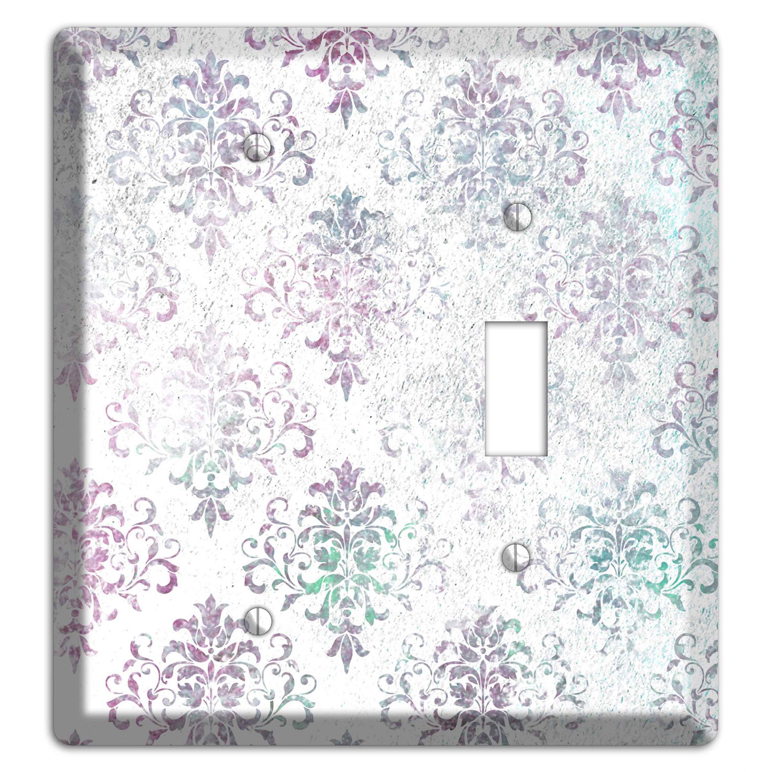 Tiara Whimsical Damask Blank / Toggle Wallplate