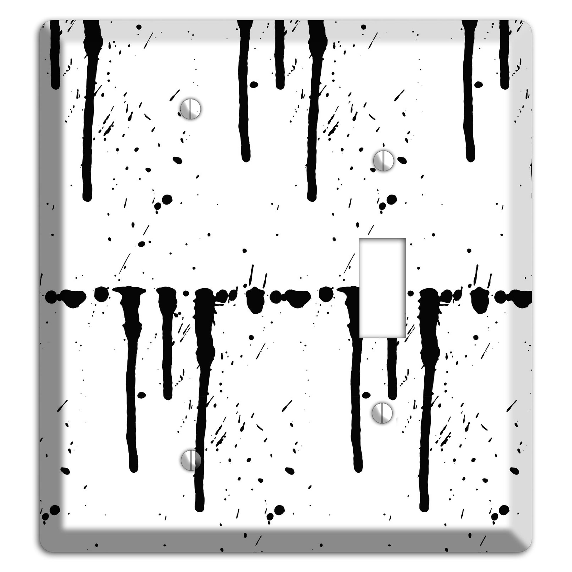 Ink Drips 2 Blank / Toggle Wallplate