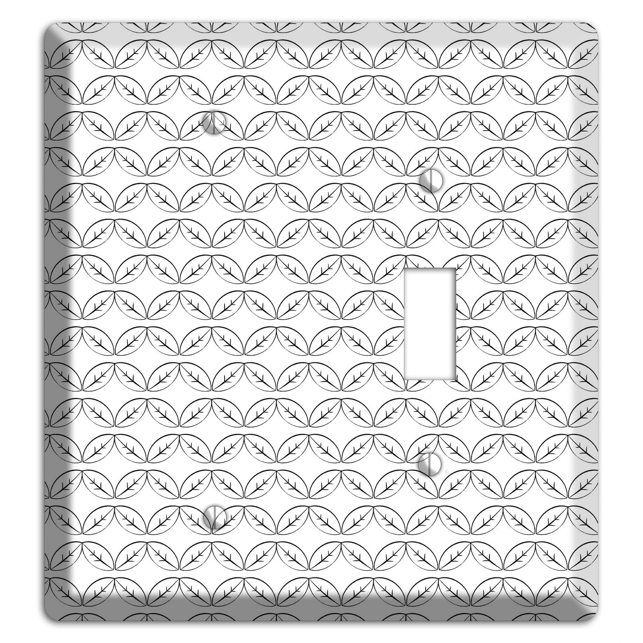 Leaves Style K Blank / Toggle Wallplate