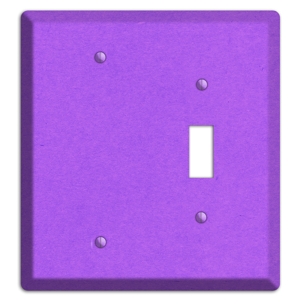 Dark Orchid Kraft Blank / Toggle Wallplate