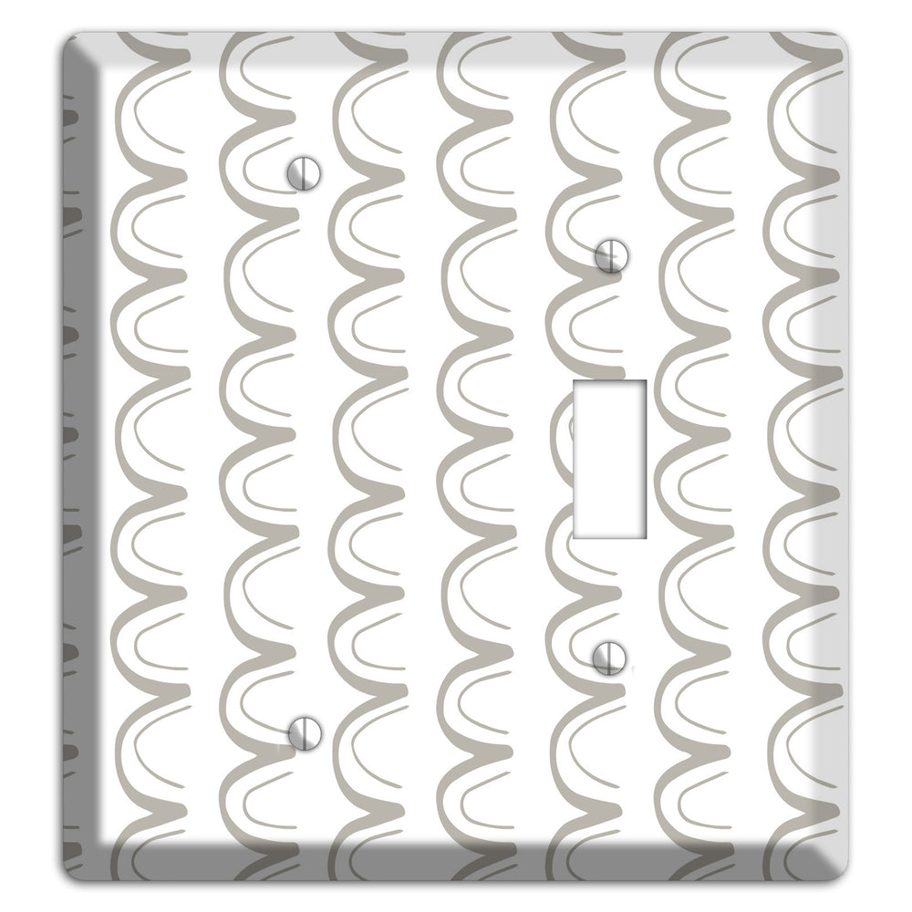 Simple Scandanavian Style T Blank / Toggle Wallplate