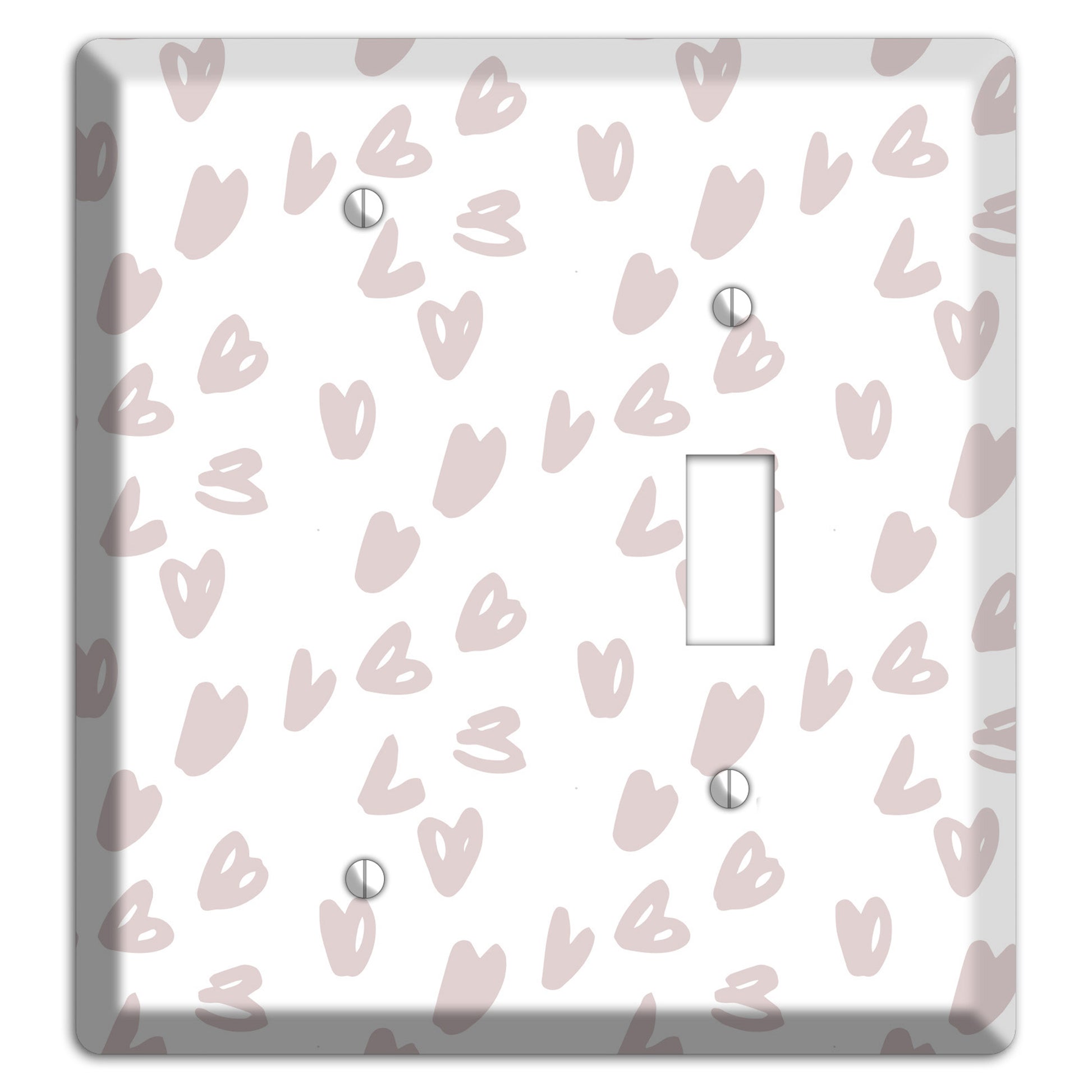 Abstract 21 Blank / Toggle Wallplate