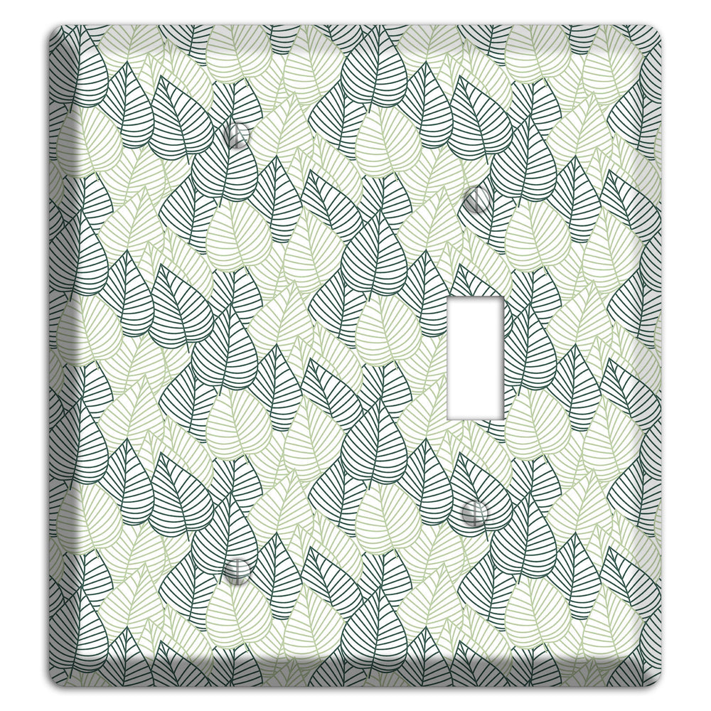 Leaves Style N Blank / Toggle Wallplate