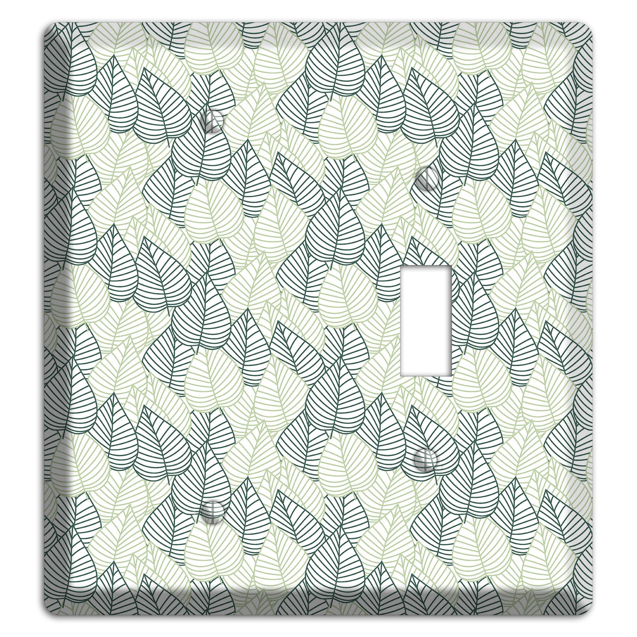 Leaves Style N Blank / Toggle Wallplate