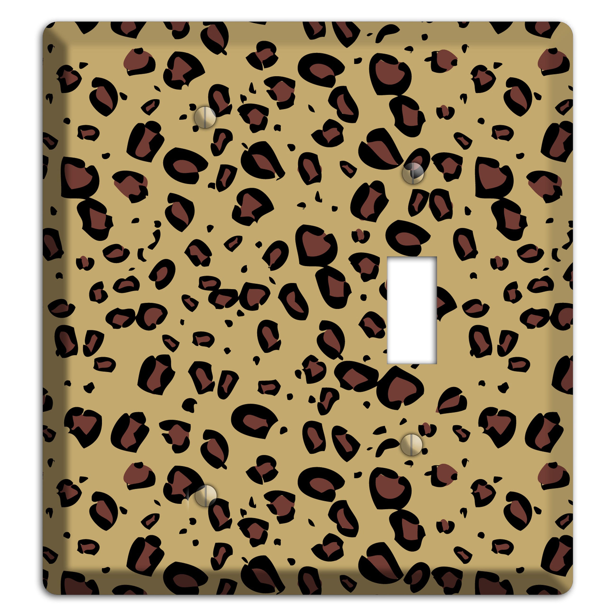 Leopard Blank / Toggle Wallplate