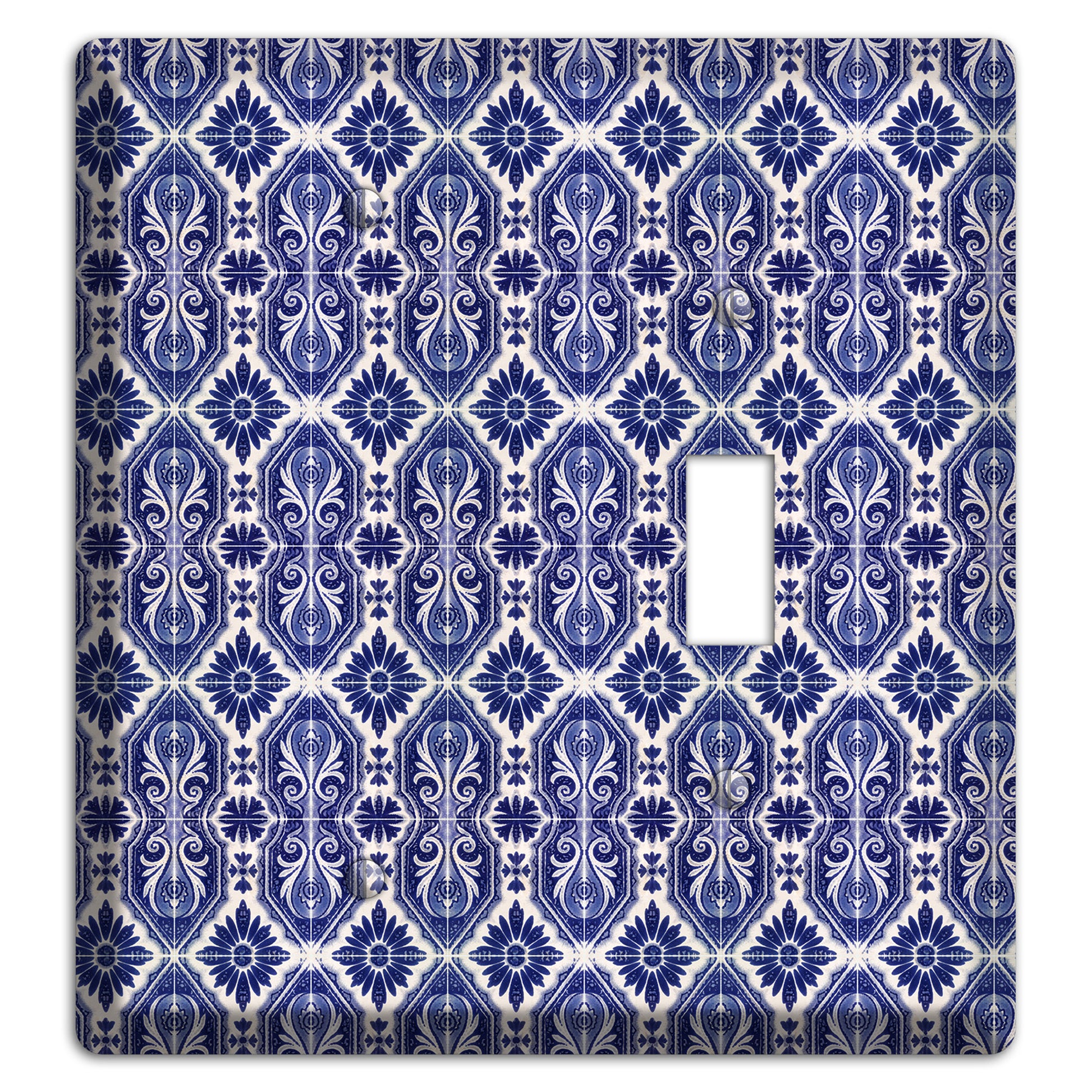 Tavira Tiles 8 Blank / Toggle Wallplate