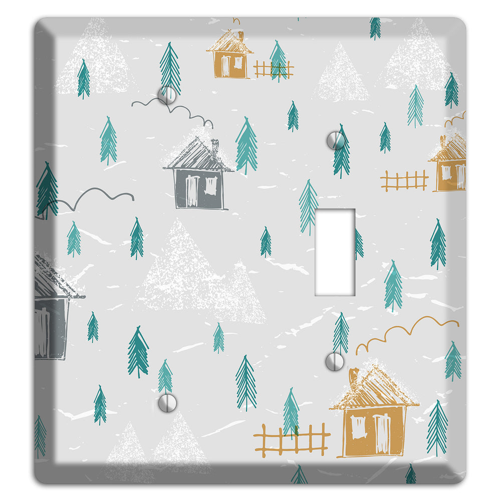 Wildlife Neighborhoods 2 Blank / Toggle Wallplate