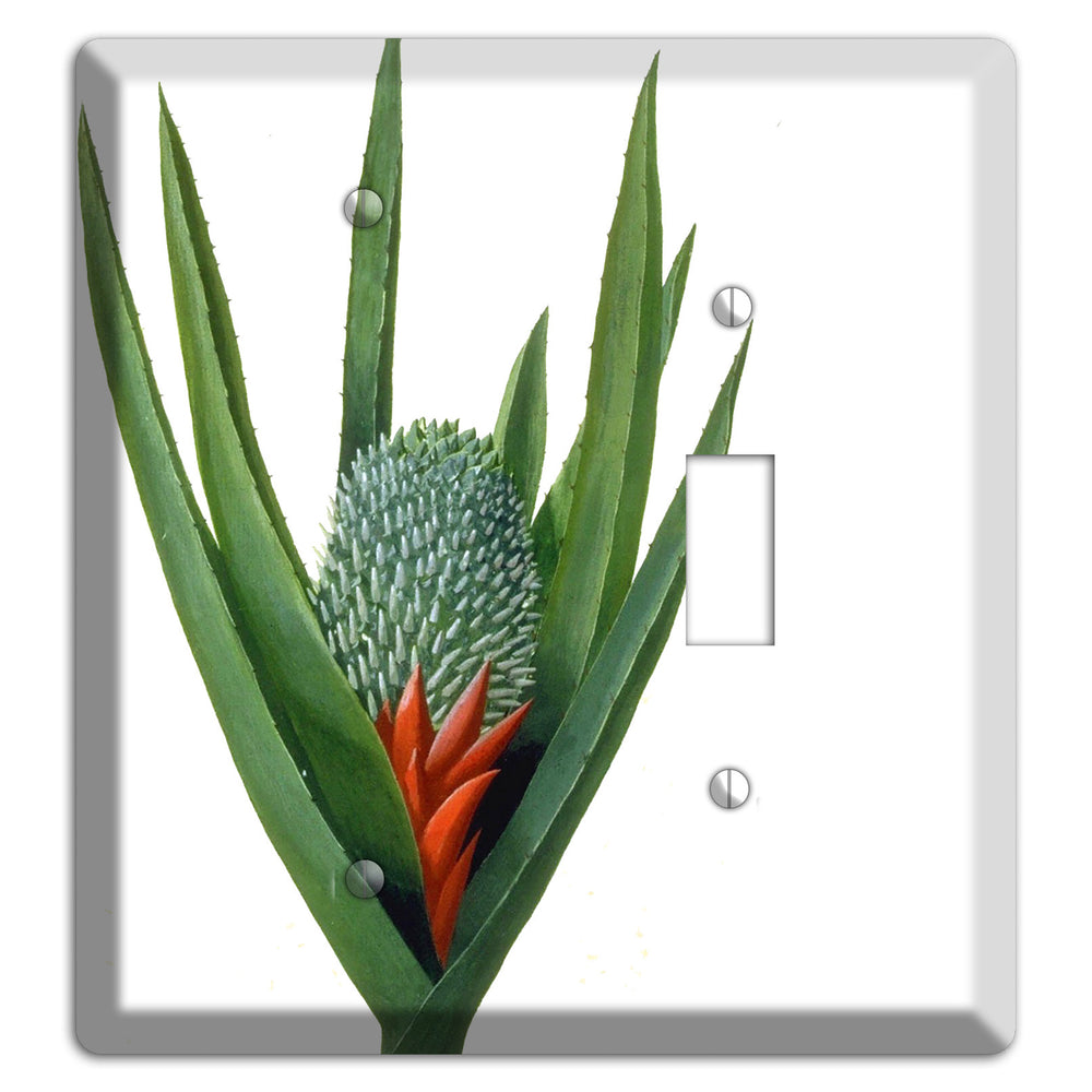 Bromiliad Blank / Toggle Wallplate