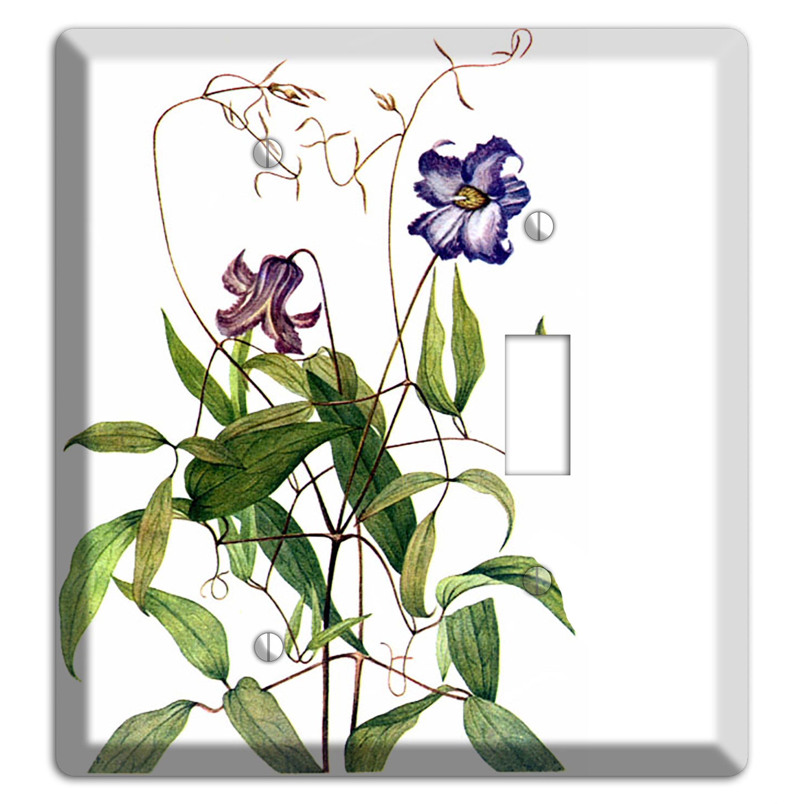 Clematis Crispa Blank / Toggle Wallplate