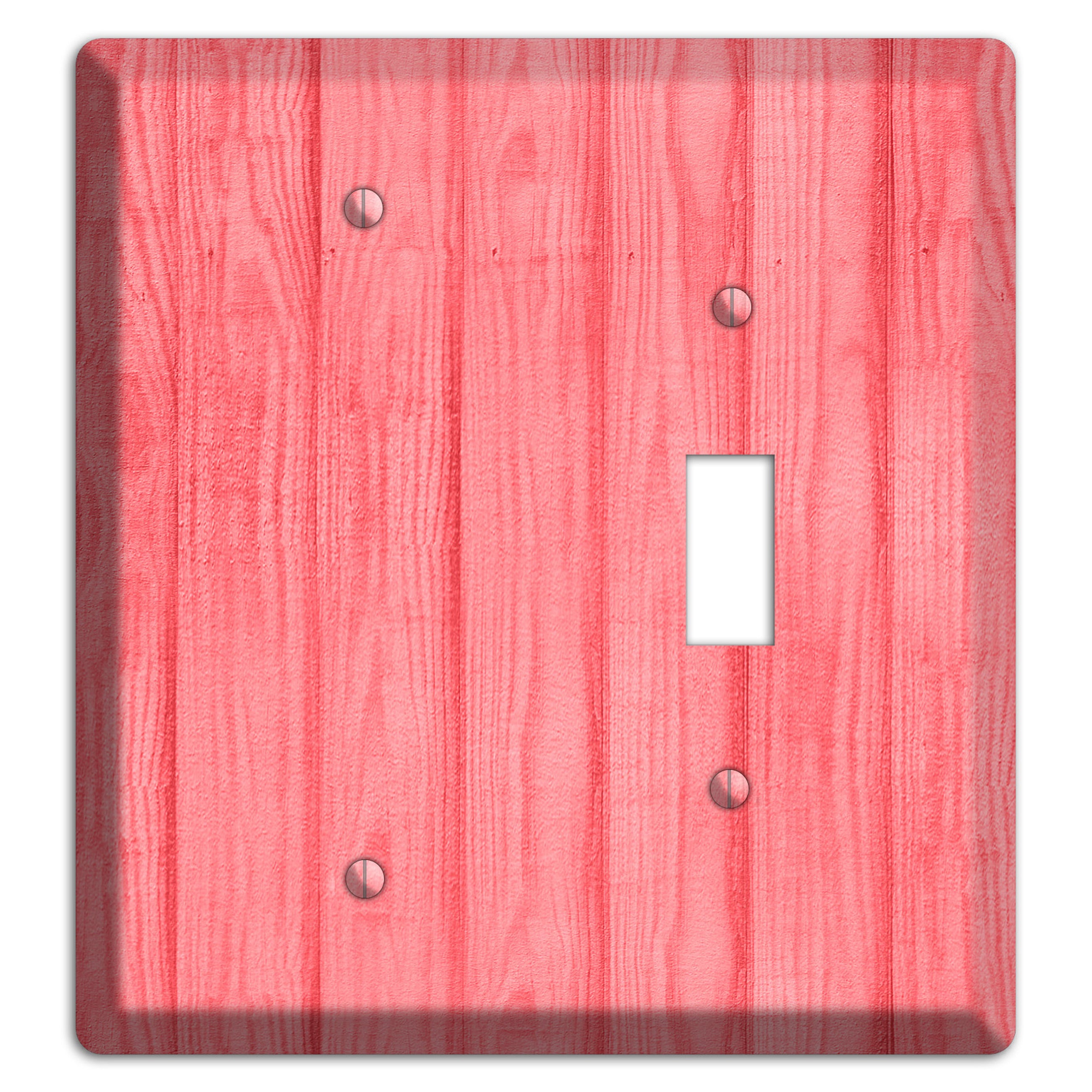 Geraldine Soft Coral Blank / Toggle Wallplate