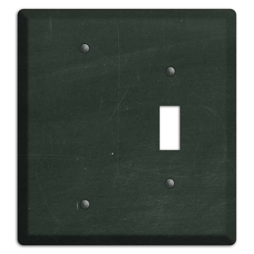 Chalk Black Blank / Toggle Wallplate