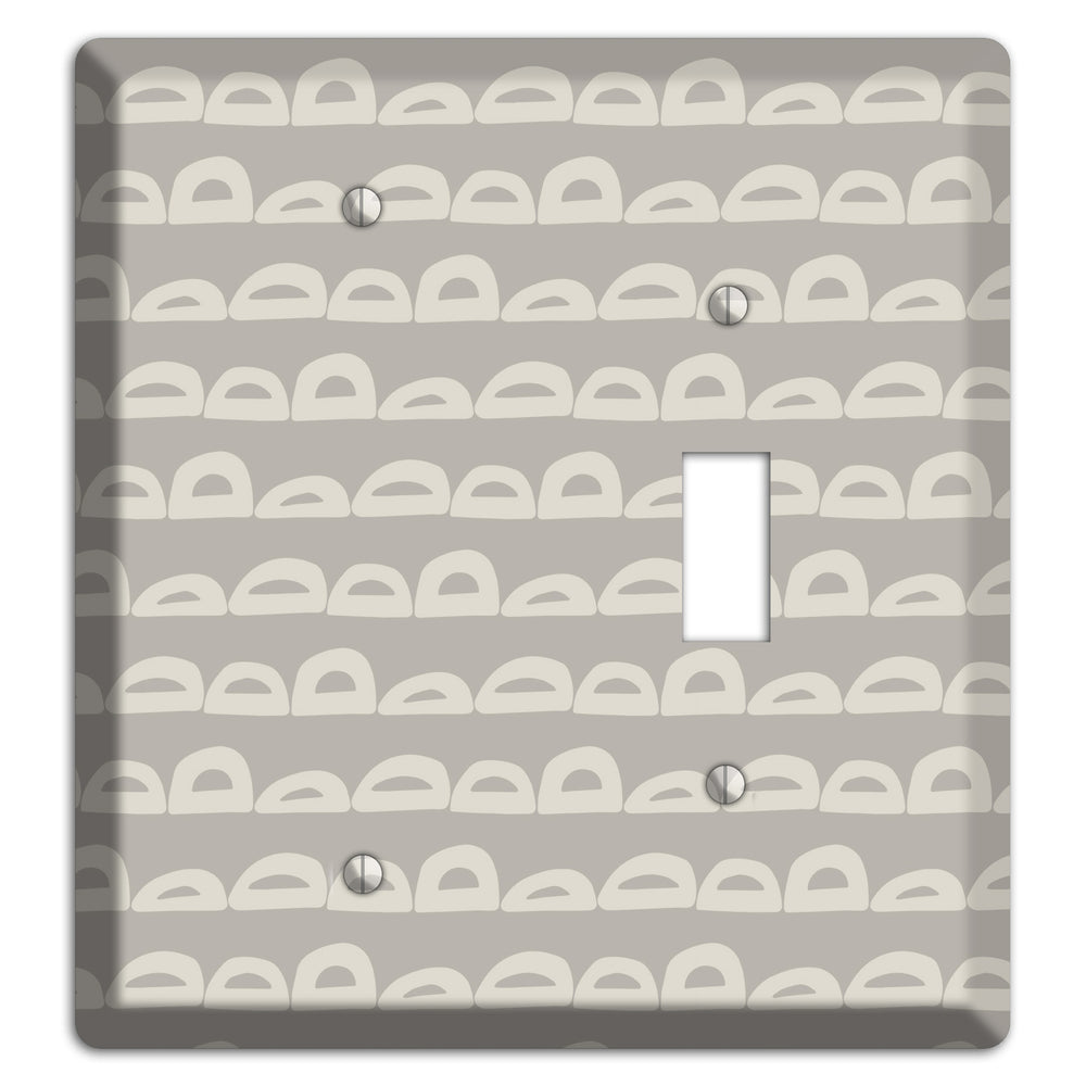 Logan Whimsical Damask Blank / Toggle Wallplate