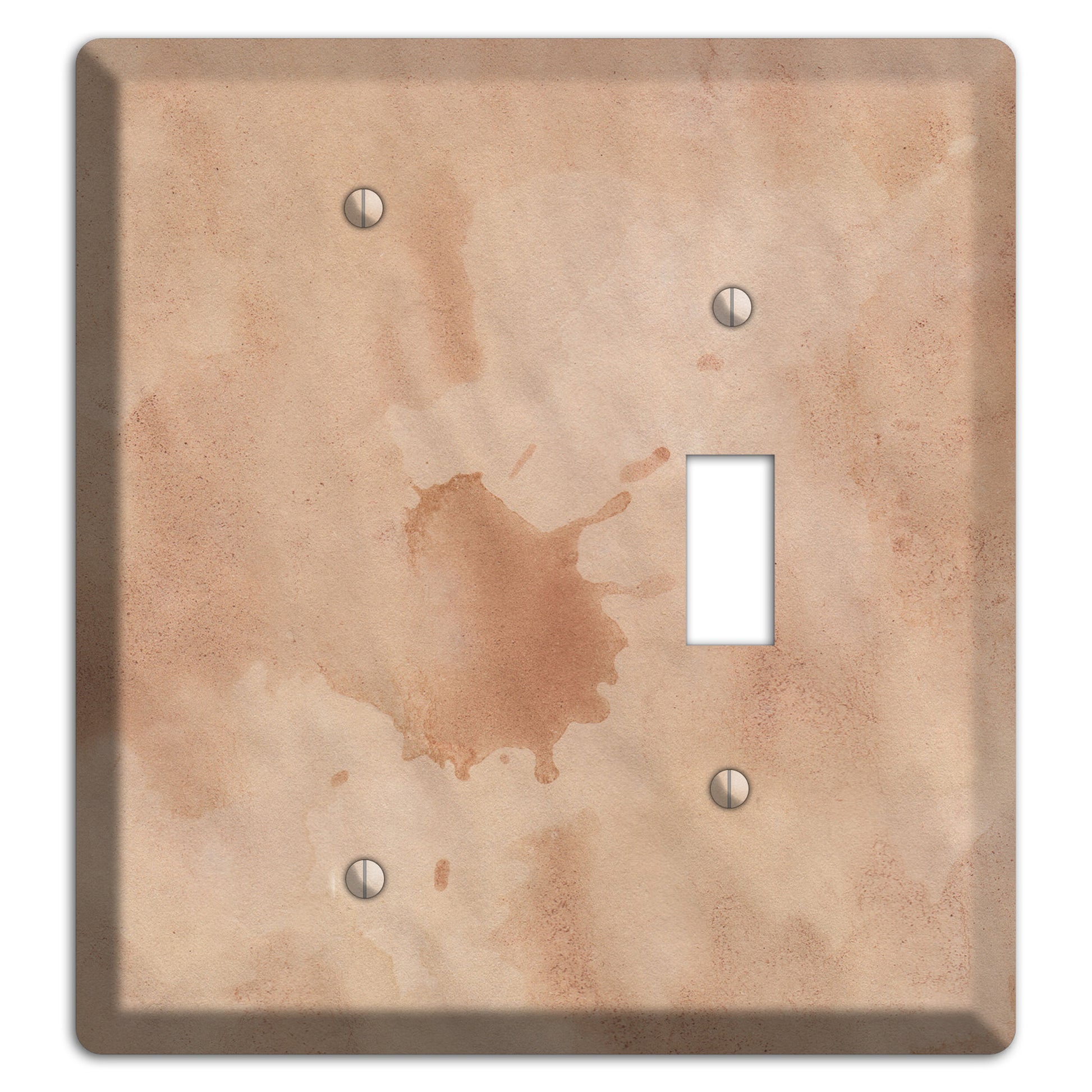 Aged Paper 2 Blank / Toggle Wallplate