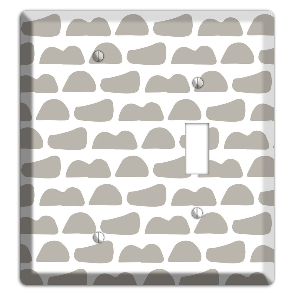 Simple Scandanavian Style Y Blank / Toggle Wallplate