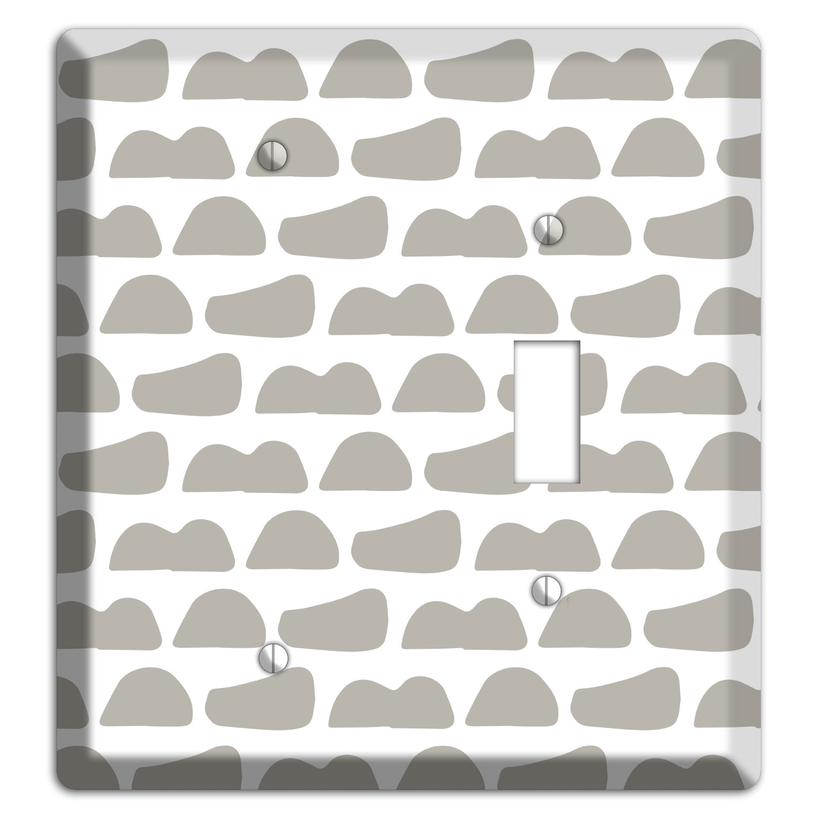 Simple Scandanavian Style Y Blank / Toggle Wallplate