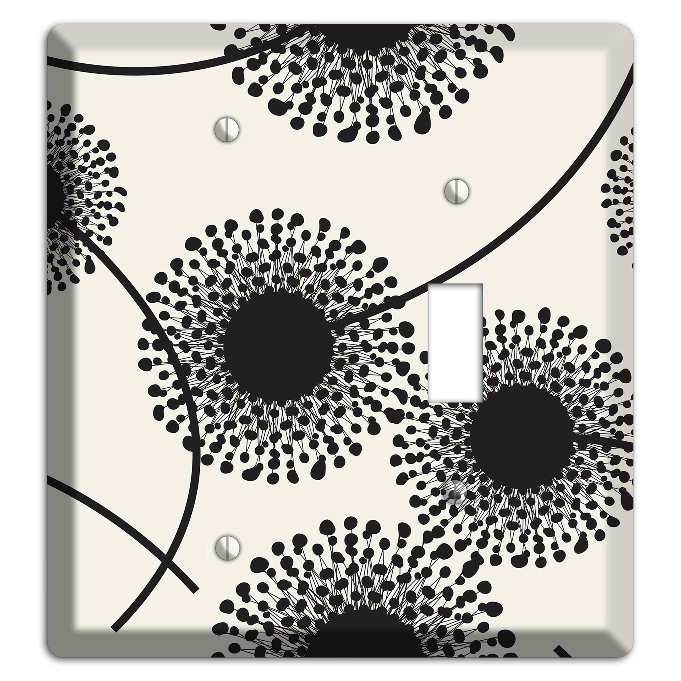 Simple Dandelion Blank / Toggle Wallplate