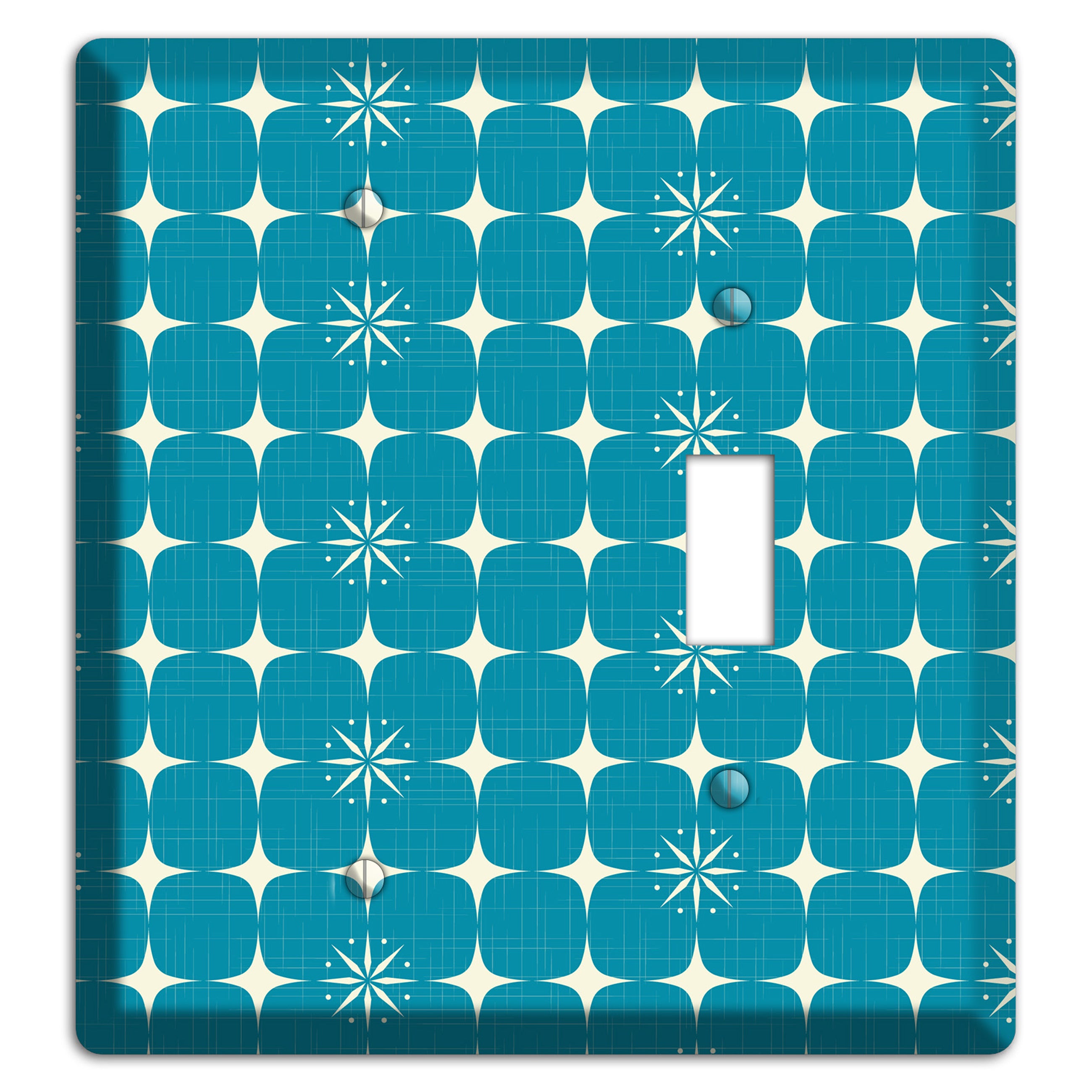 Blue Atomic Blank / Toggle Wallplate