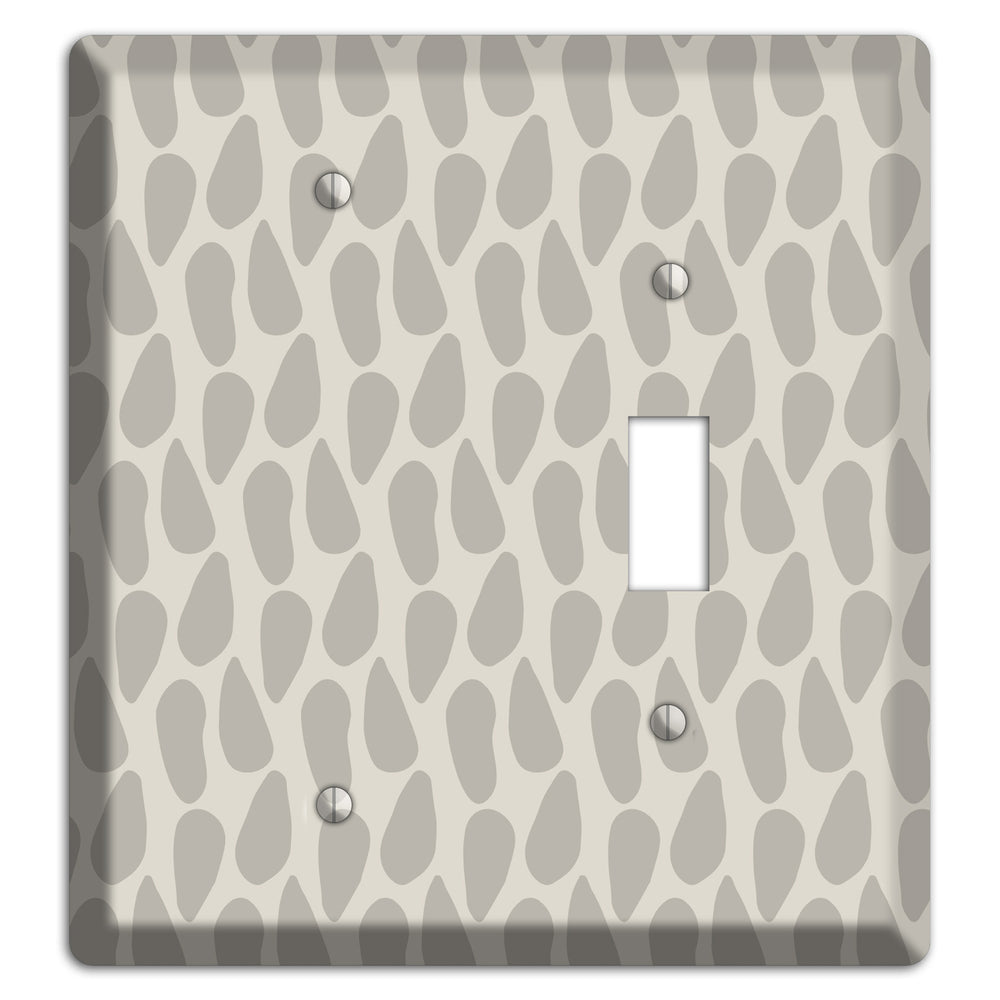 Simple Scandanavian Style DD Blank / Toggle Wallplate