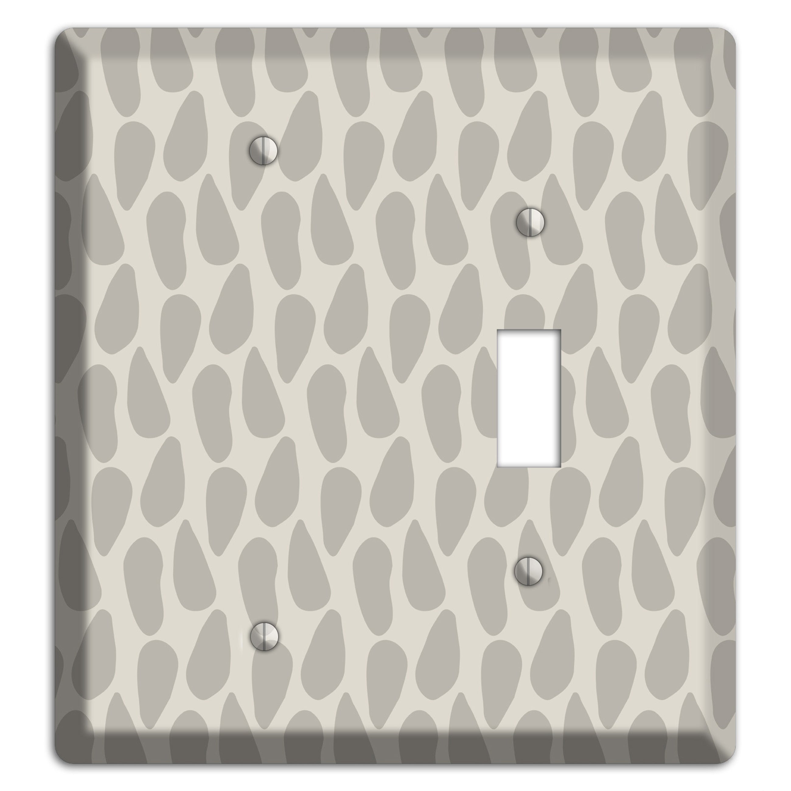 Simple Scandanavian Style DD Blank / Toggle Wallplate