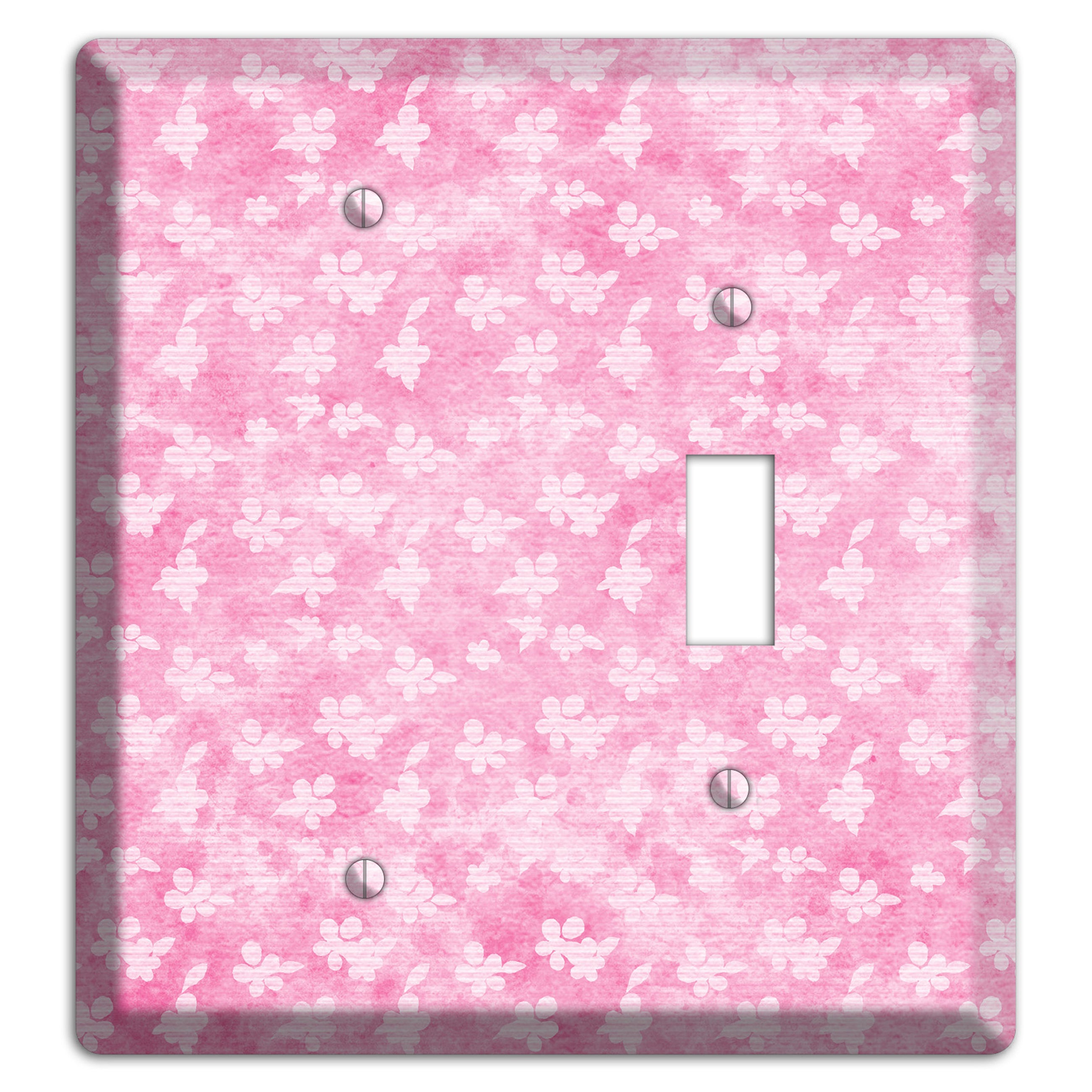 Cupid Pink Texture Blank / Toggle Wallplate