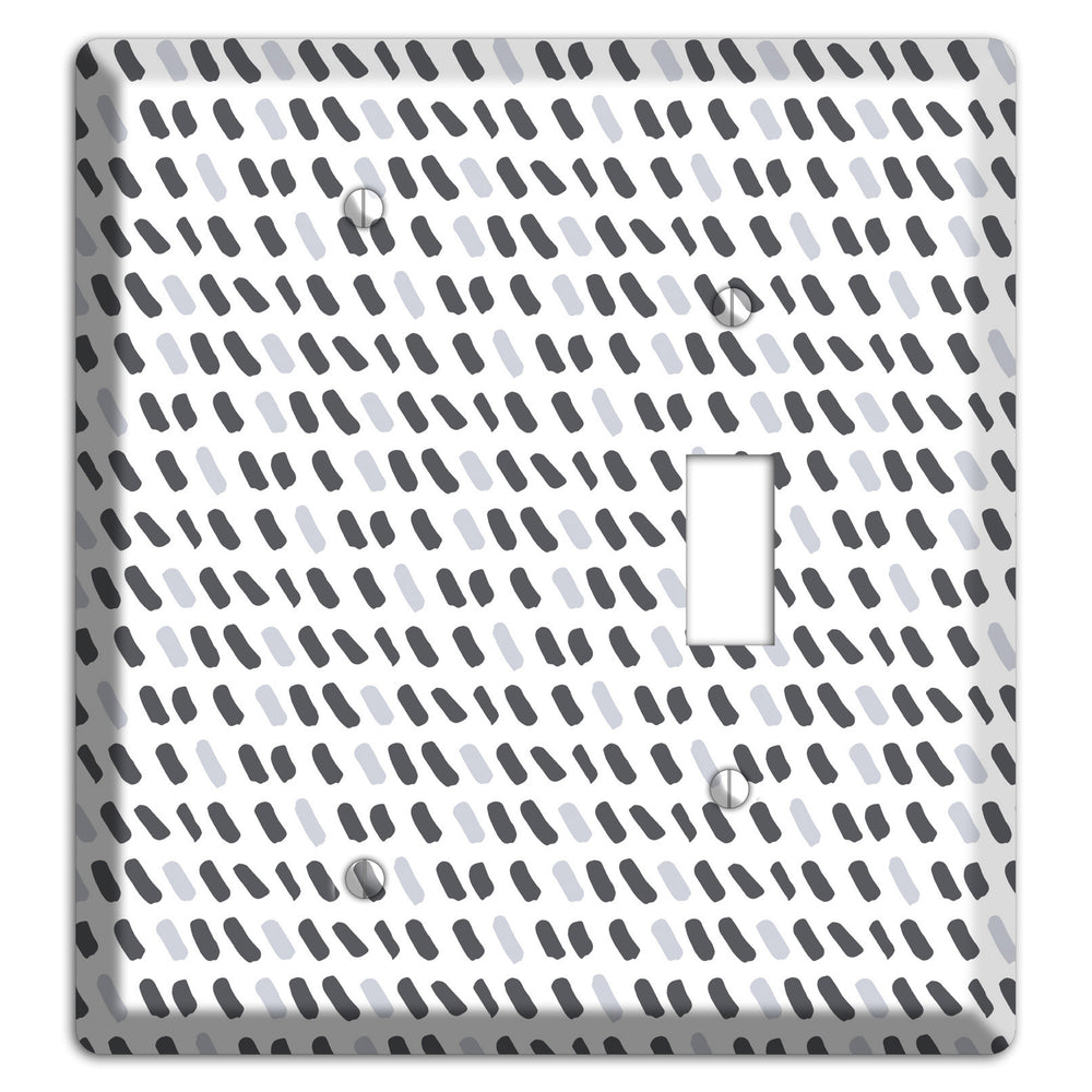 Abstract 7 Blank / Toggle Wallplate