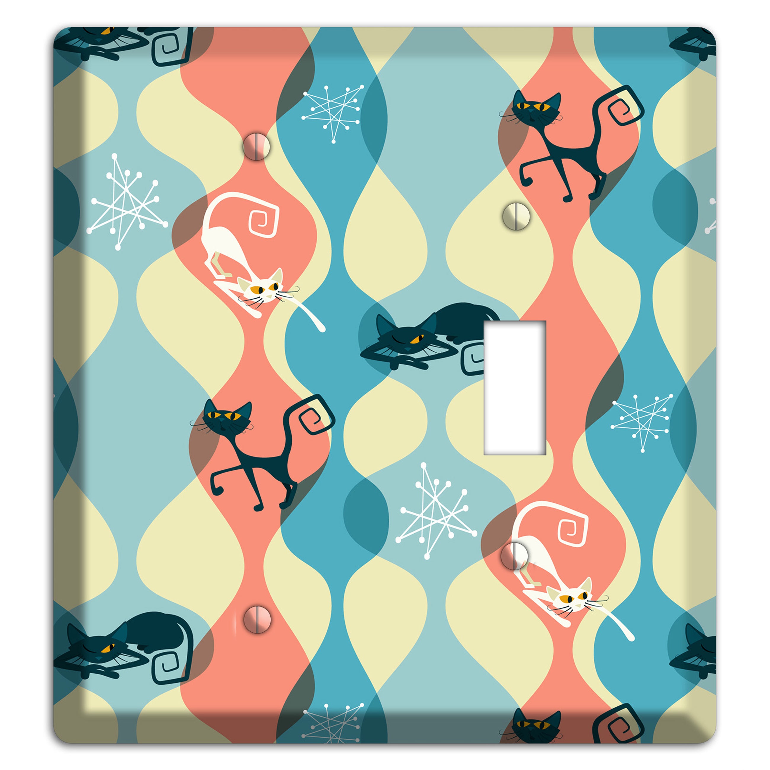 Atomic Kitty Blank / Toggle Wallplate