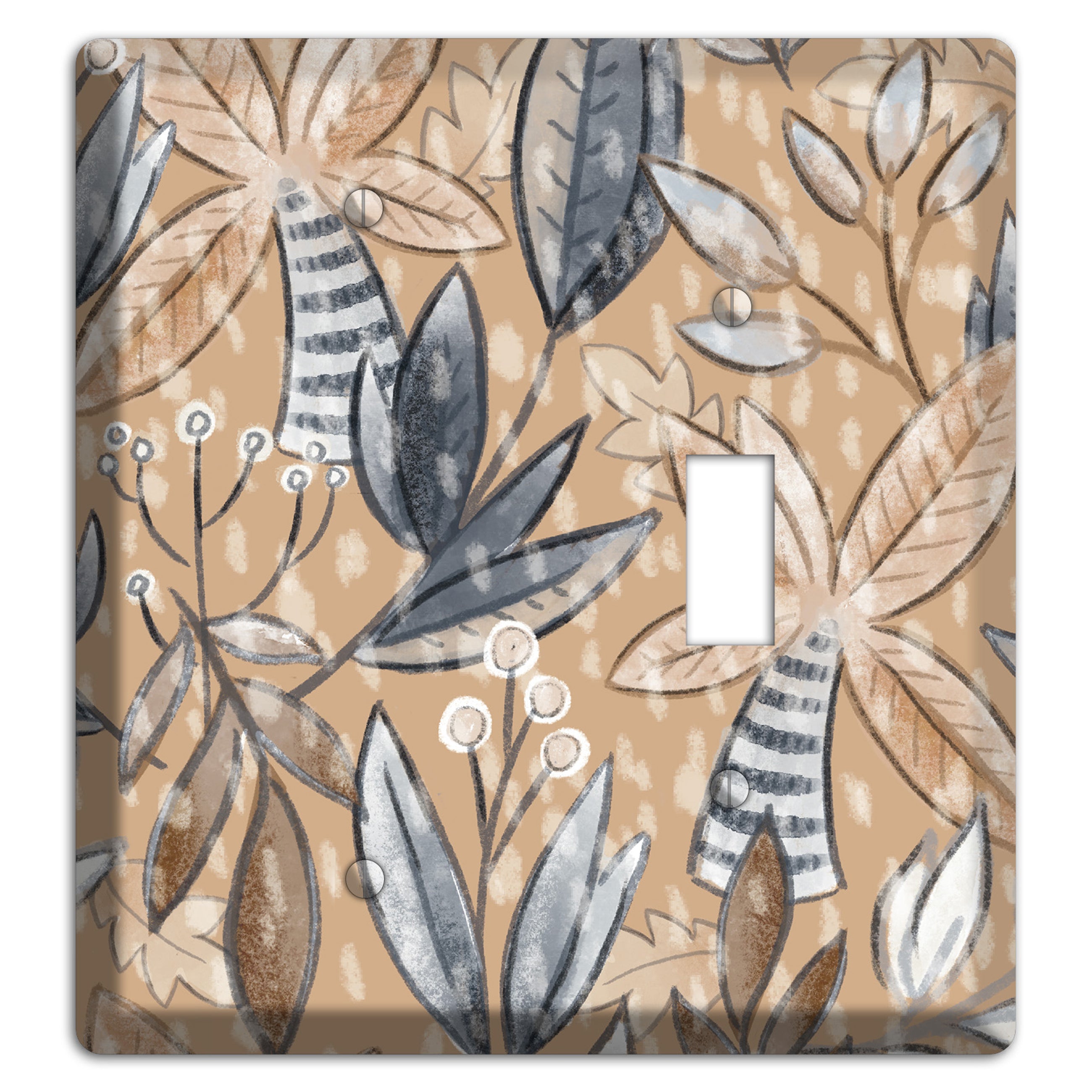 Autumn Leaves Blank / Toggle Wallplate