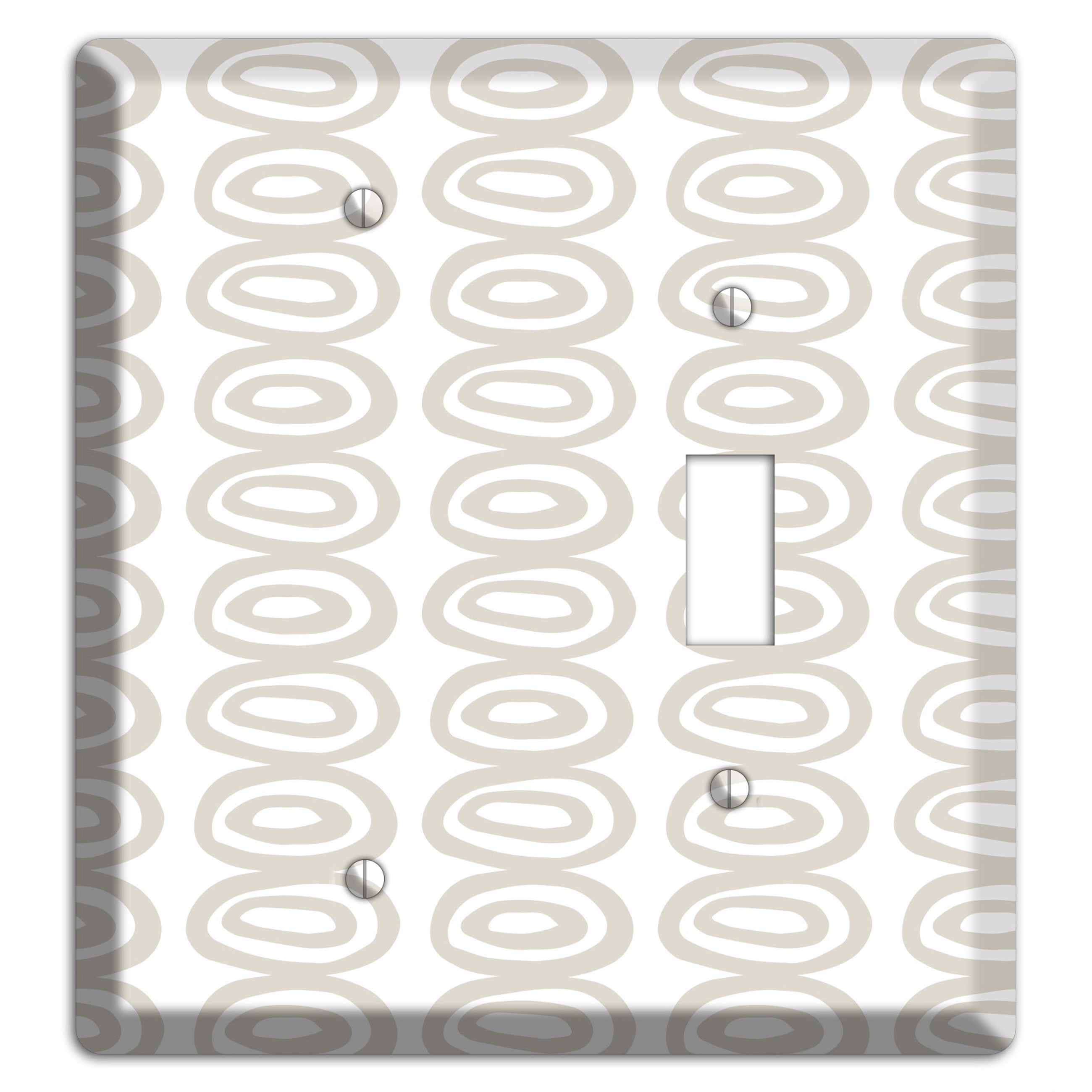 Simple Scandanavian Style S Blank / Toggle Wallplate