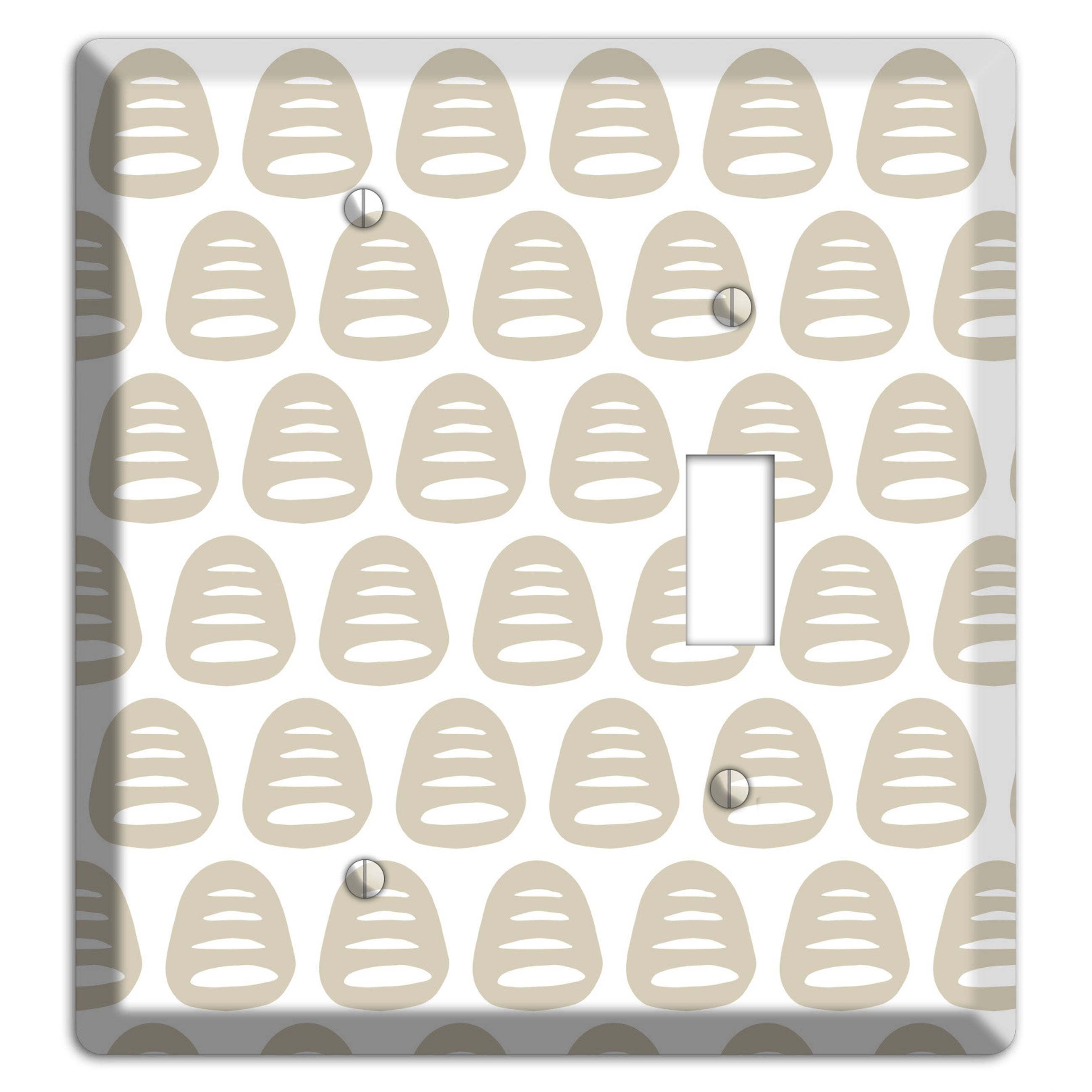 Simple Scandanavian Style II Blank / Toggle Wallplate
