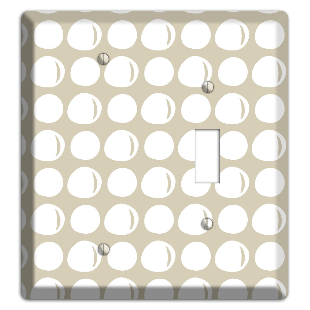 Simple Scandanavian Style KK Blank / Toggle Wallplate