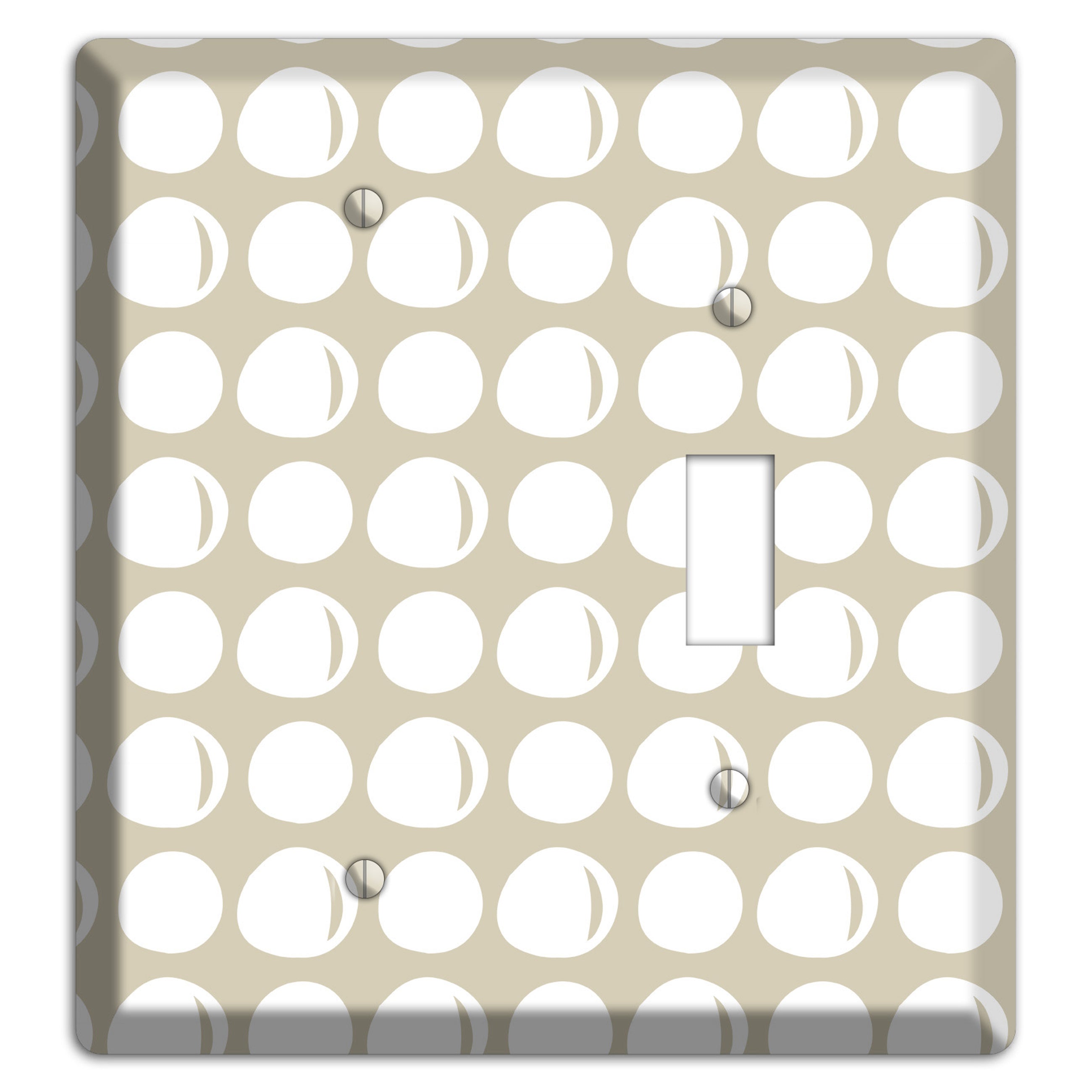 Simple Scandanavian Style KK Blank / Toggle Wallplate