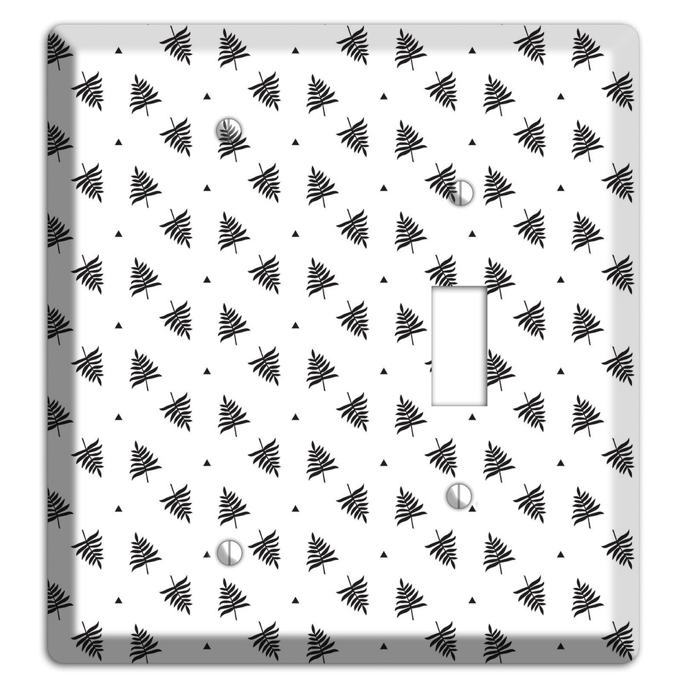Leaves Style L Blank / Toggle Wallplate