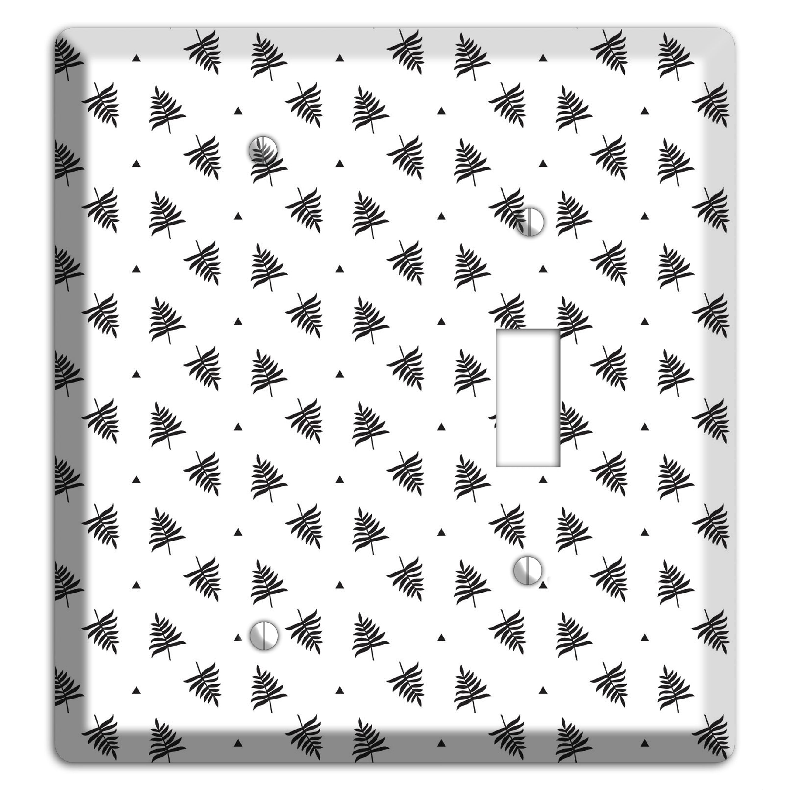 Leaves Style L Blank / Toggle Wallplate