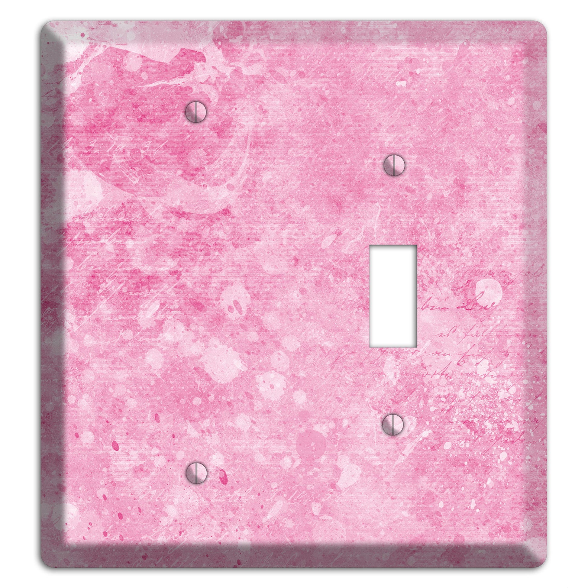 Wewak Pink Texture Blank / Toggle Wallplate