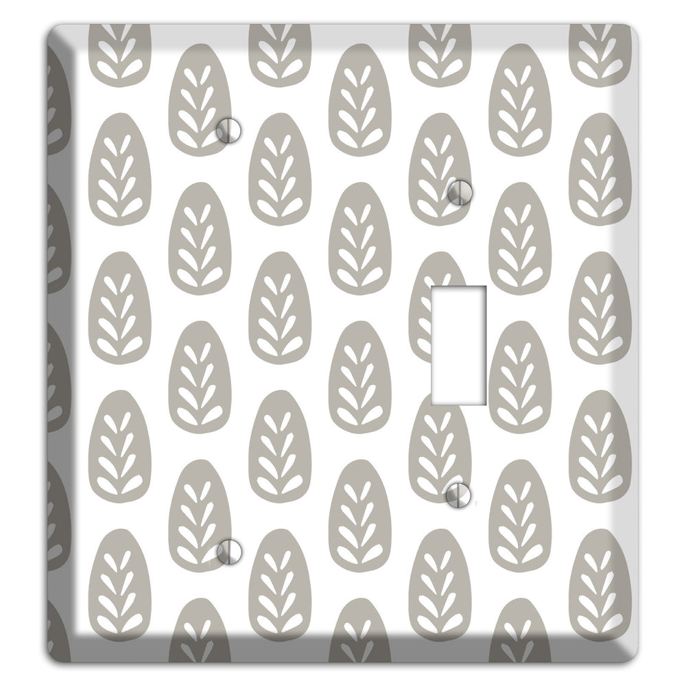 Simple Scandanavian Style U Blank / Toggle Wallplate