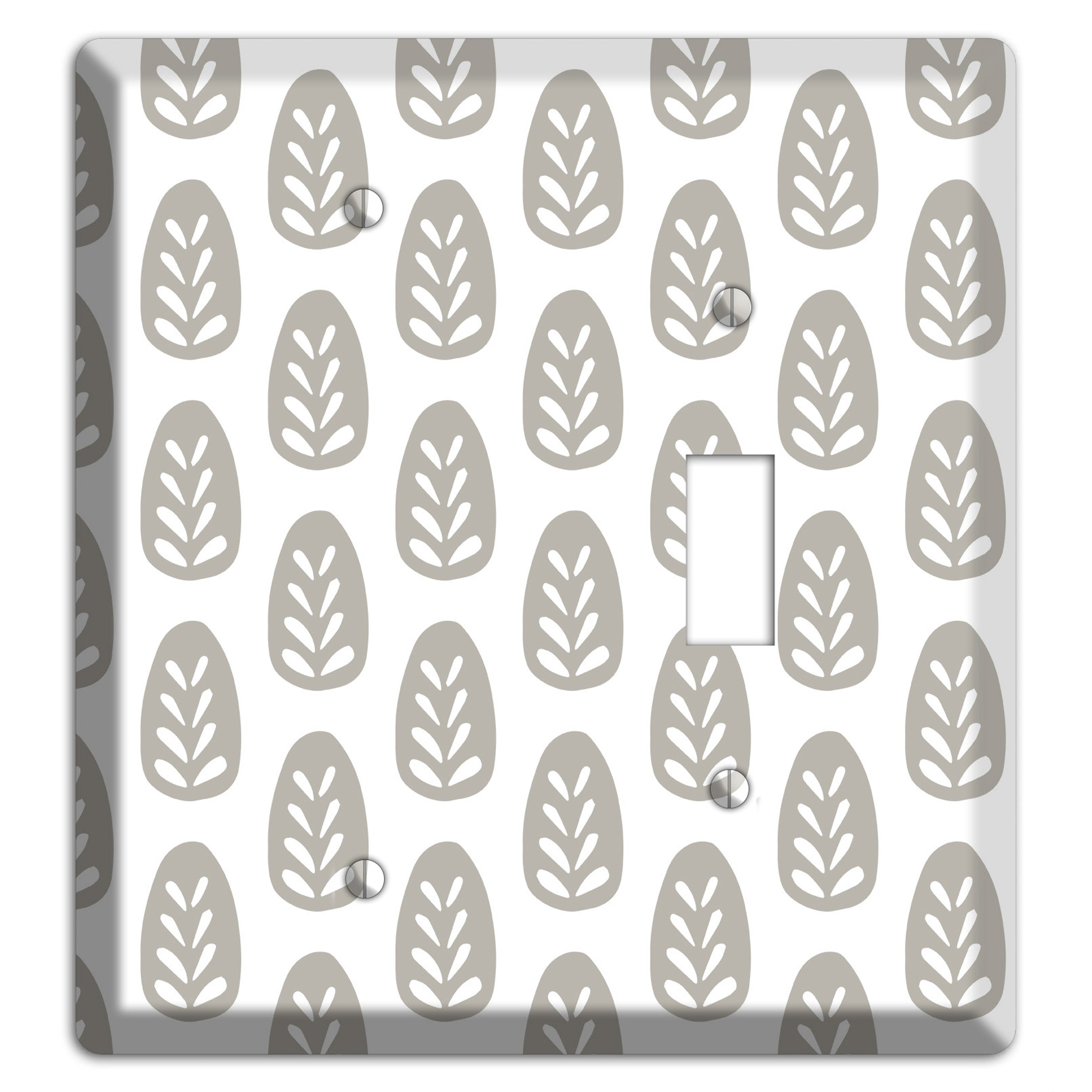Simple Scandanavian Style U Blank / Toggle Wallplate