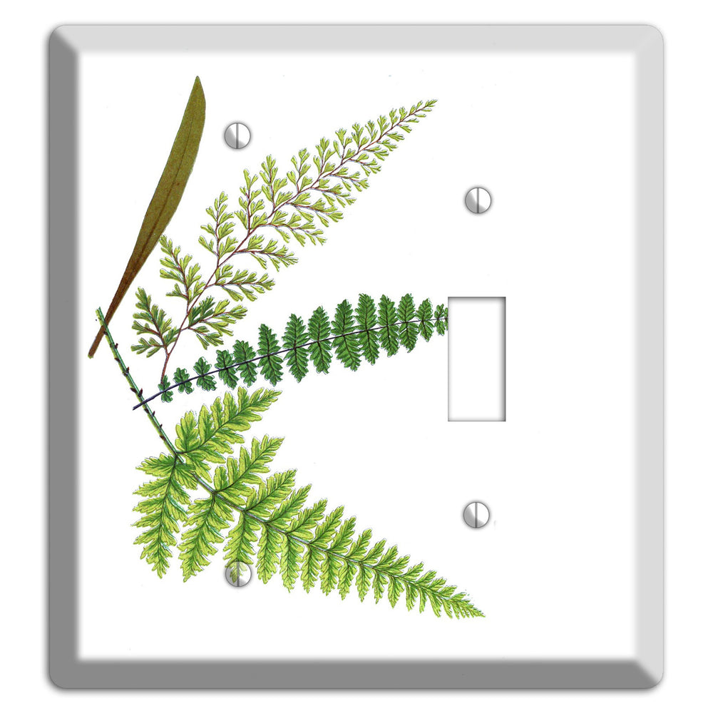 Ferns Blank / Toggle Wallplate