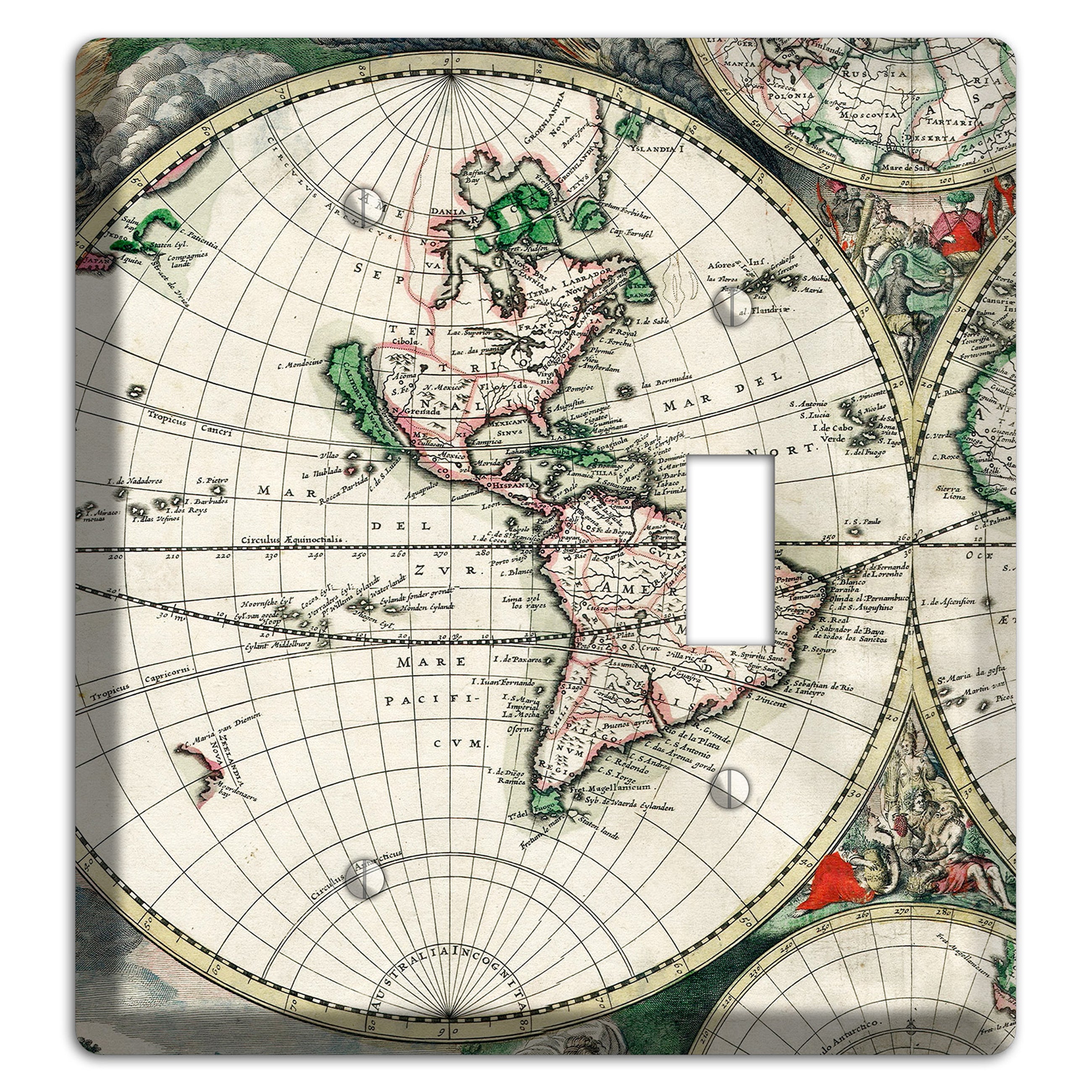 Global Map Blank / Toggle Wallplate