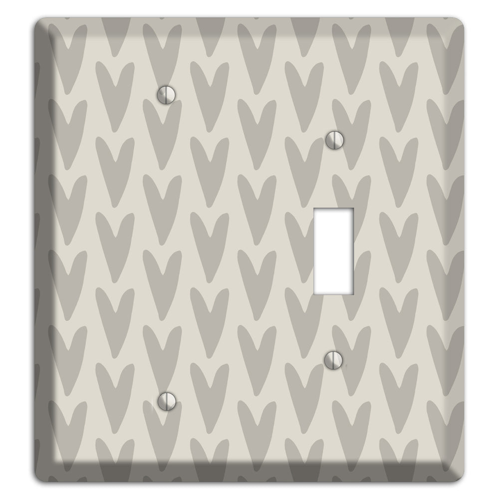 Simple Scandanavian Style I Blank / Toggle Wallplate