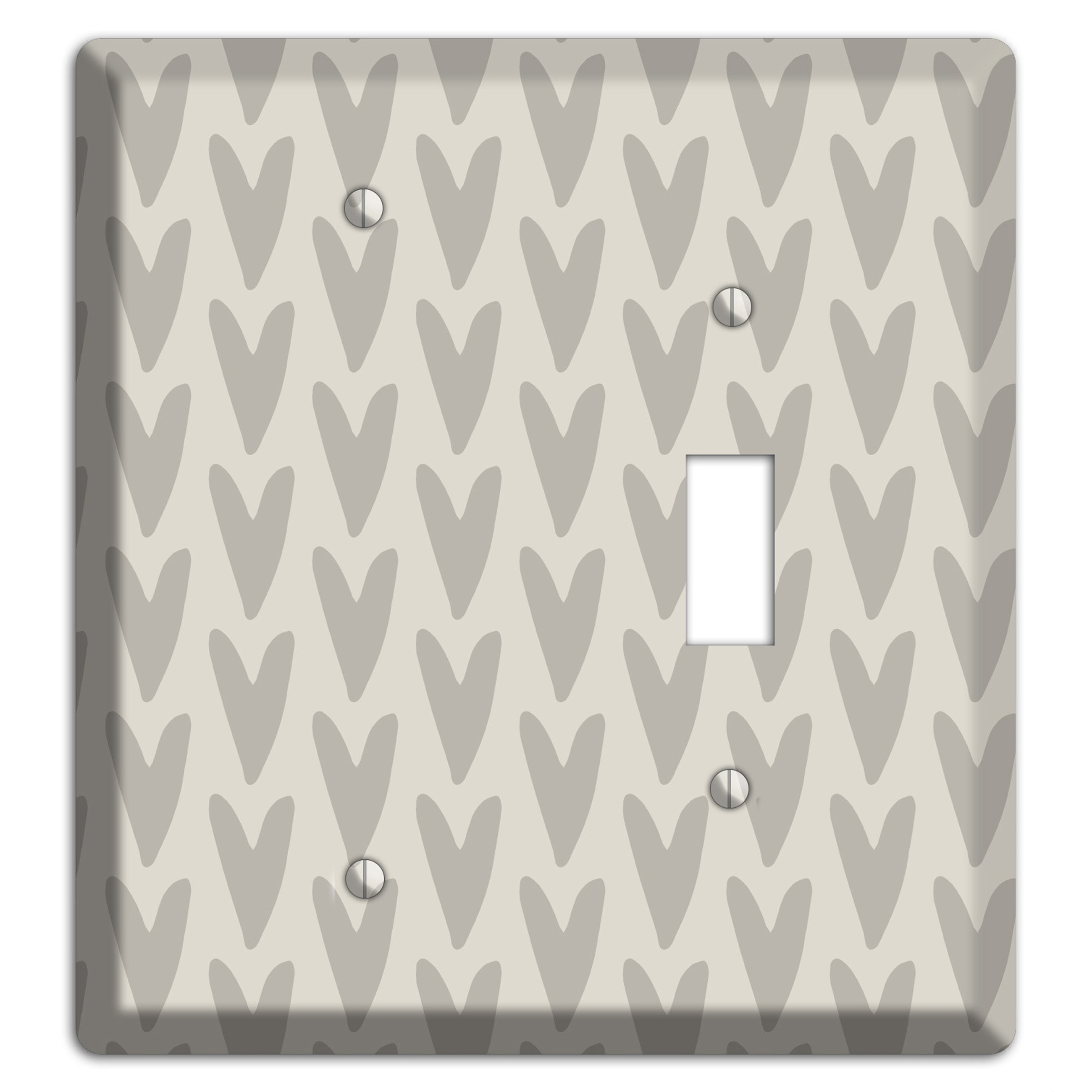 Simple Scandanavian Style I Blank / Toggle Wallplate