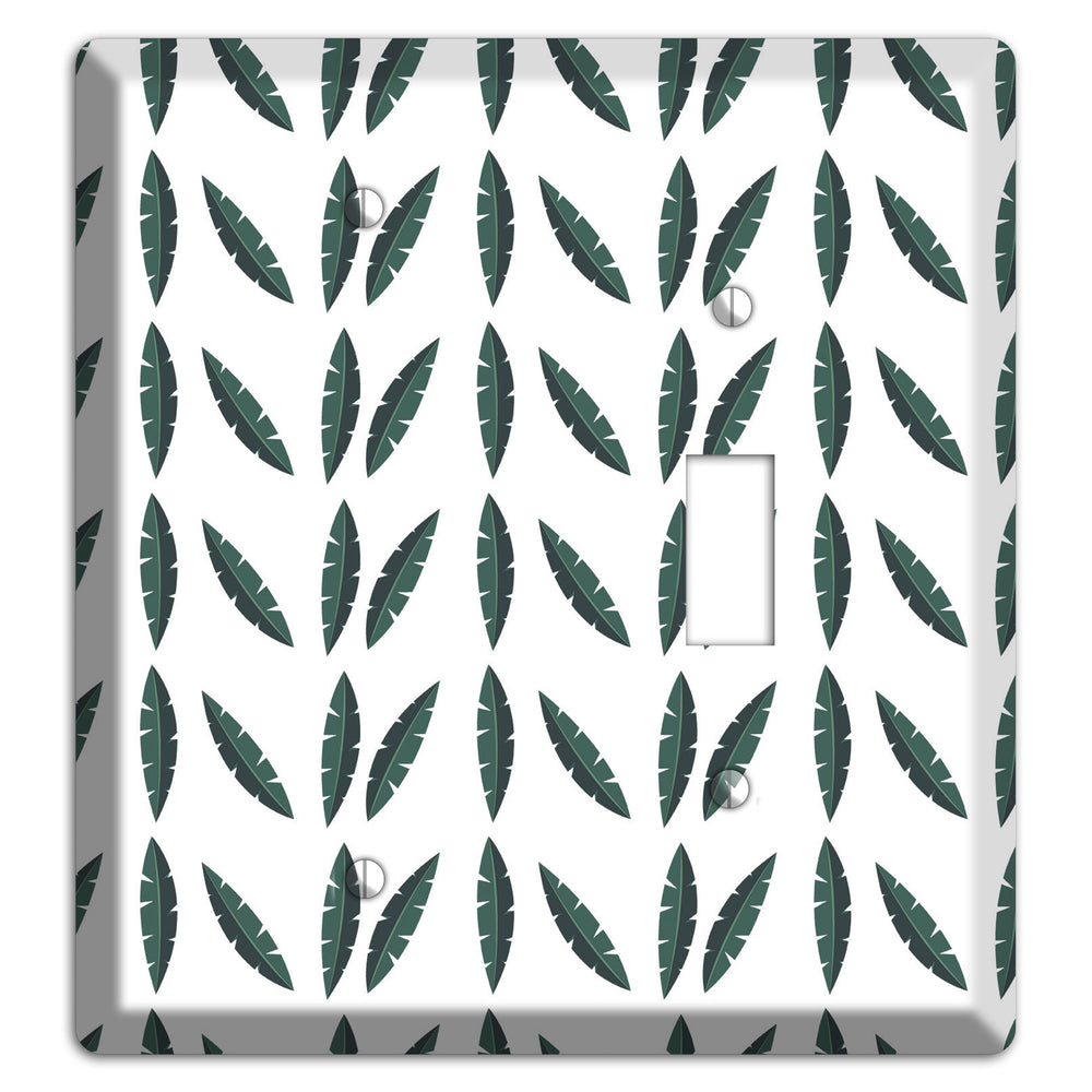 Leaves Style HH Blank / Toggle Wallplate