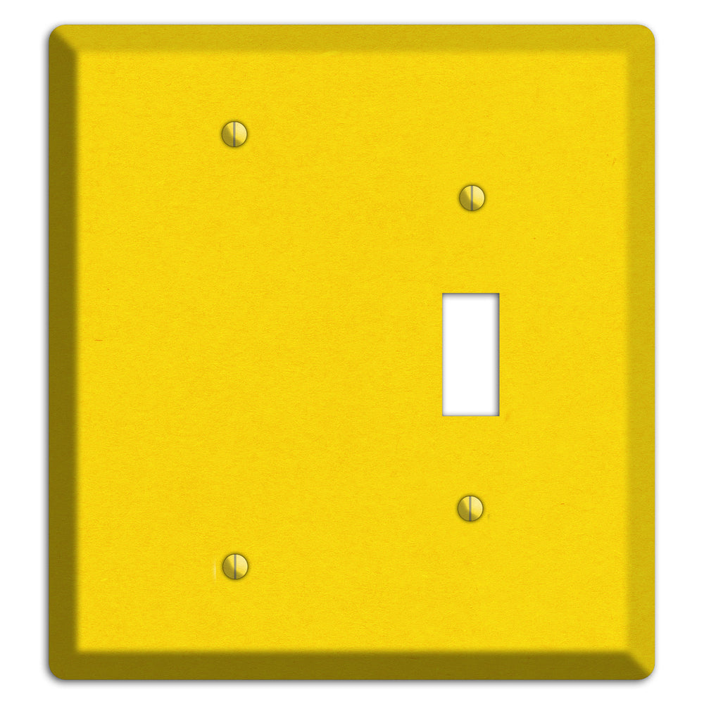 Moon Yellow Kraft Blank / Toggle Wallplate
