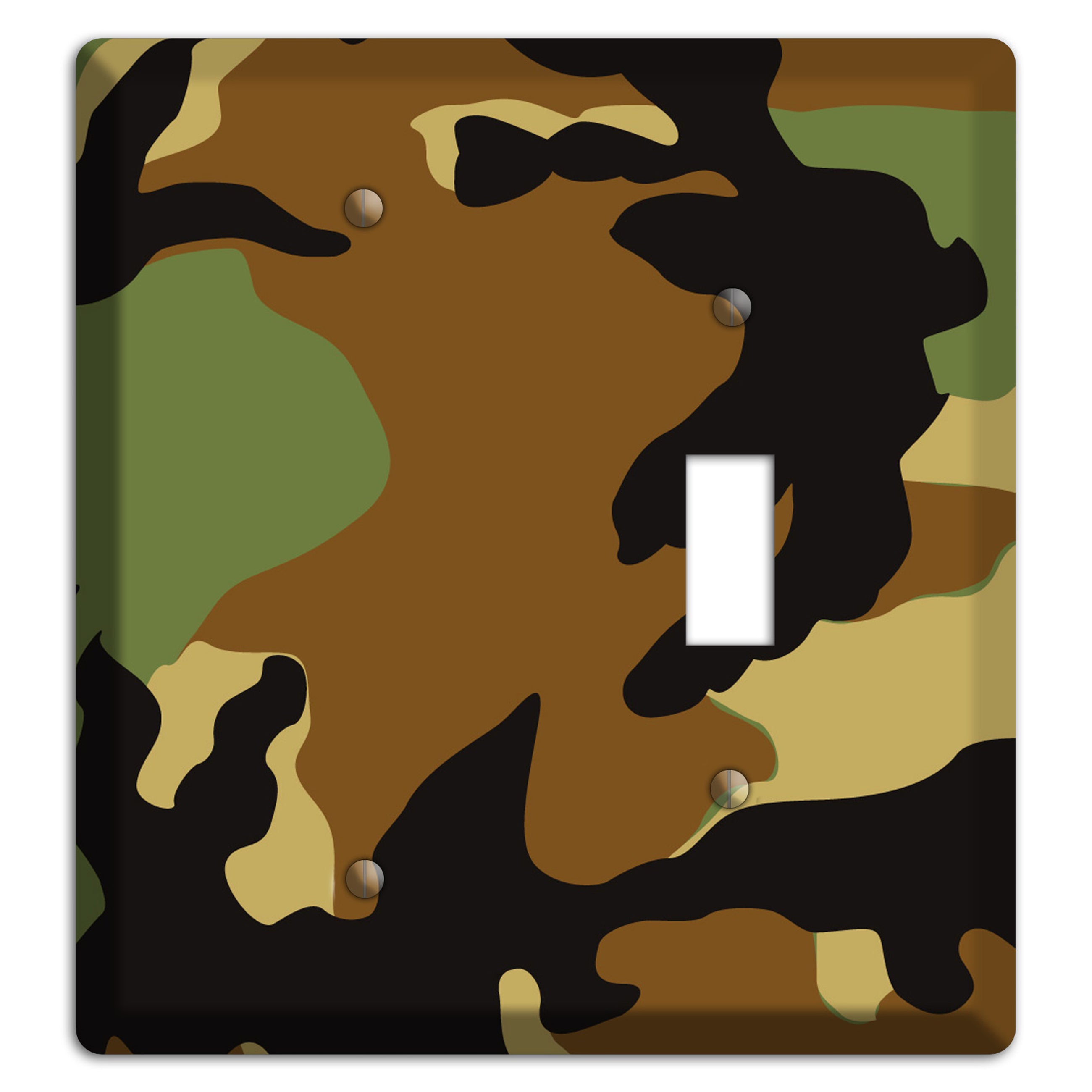 Camoflauge Blank / Toggle Wallplate