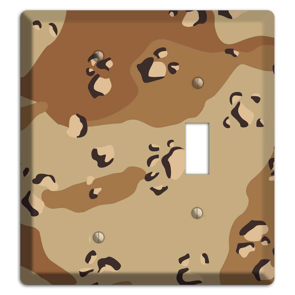 Desert Camo Blank / Toggle Wallplate