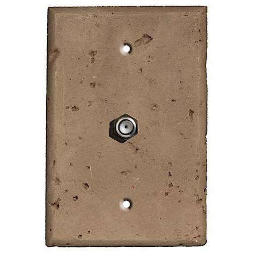 Cocoa Stone Cable Hardware with Plate