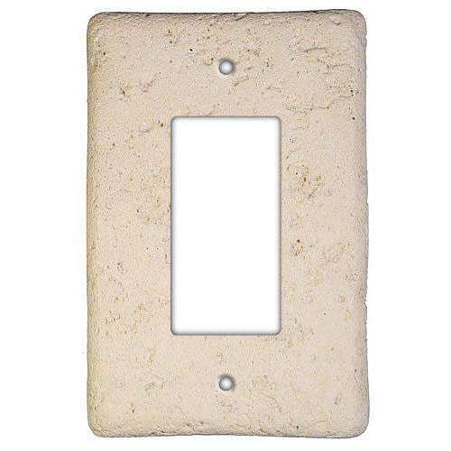 Cappuccino Stone Single Rocker Switchplate - Wallplatesonline.com