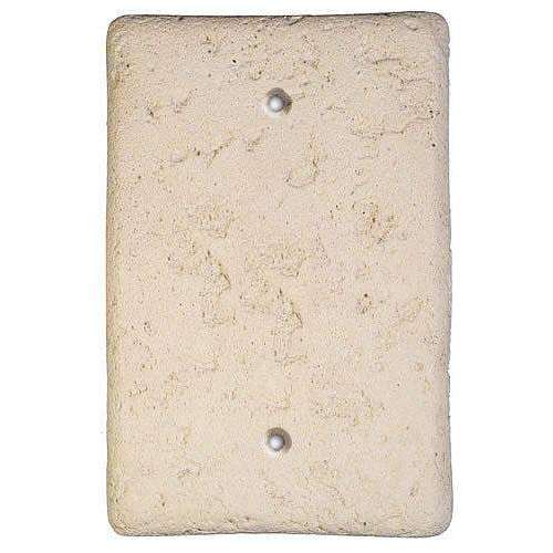Cappuccino Stone Blank Switchplate