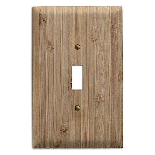 Oversized Discontinued Caramel Bamboo Wood Cover Plates