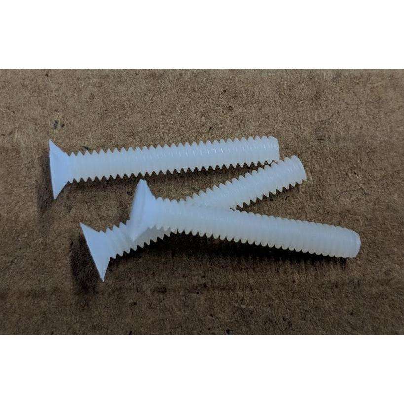 Clear plastic 1 Inch Wallplate Screws 10PK:Wallplatesonline.com
