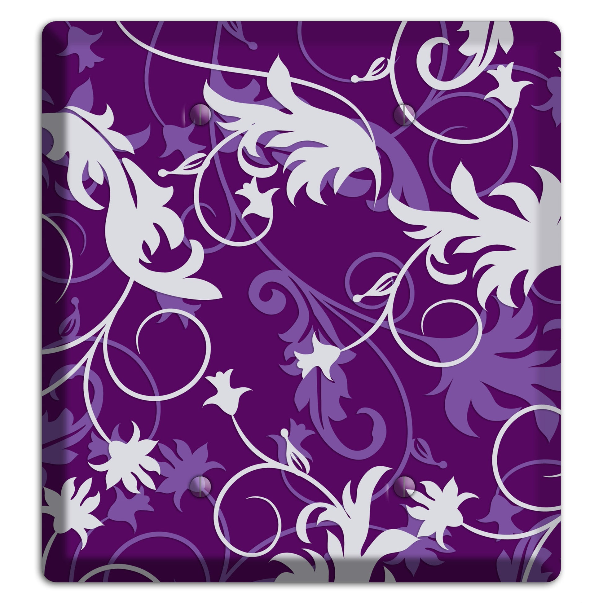 Purple Victorian 2 Blank Wallplate